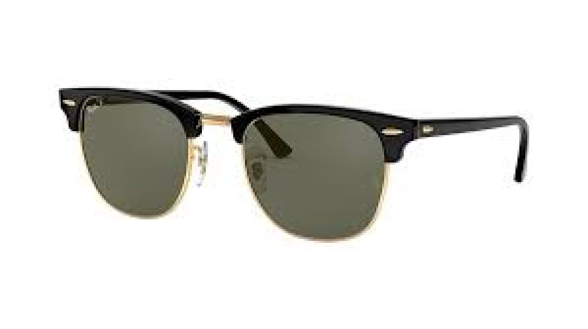 Ray Ban Clubmaster Classic RB3016 Acétate Noir & Or