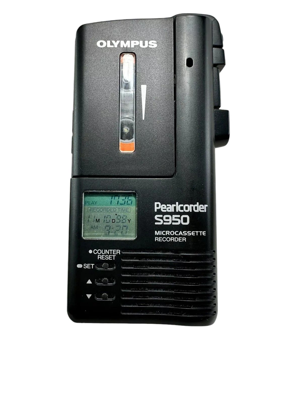 Olympus PEARLCORDER S950 Dictaphone à Micro K7 Noir