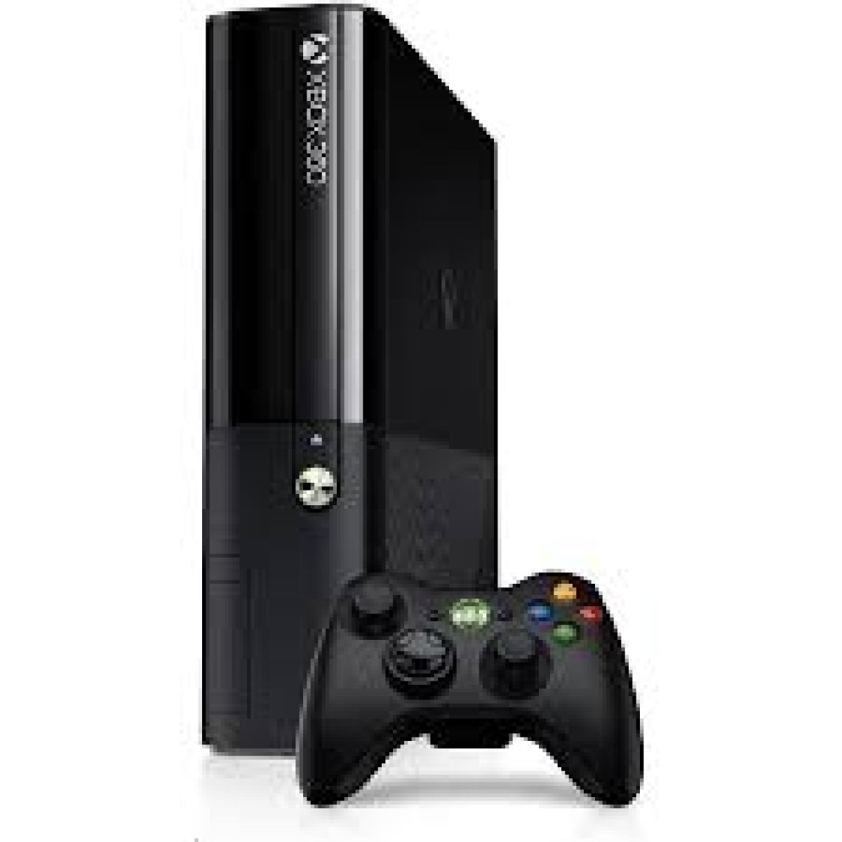 Microsoft Xbox 360 E Ultra Slim 250 Go Noire avec 1 manette Console