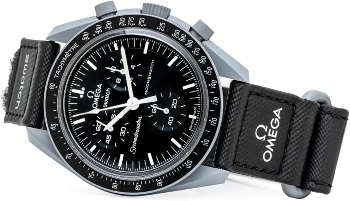 Swatch x Omega Mission To The MOON Quartz NOIR/GRIS