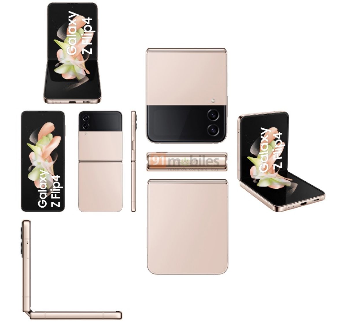 Samsung Galaxy Z Flip4 256 Go Or Rose Débloqué