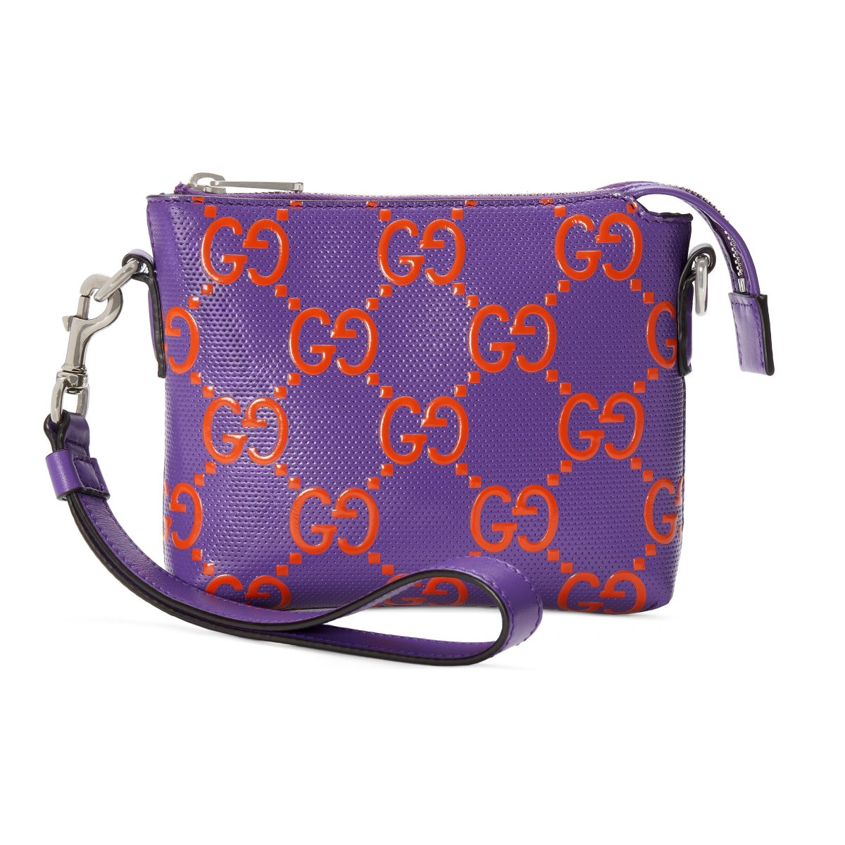 Gucci Messenger Small Cuir GG Violet