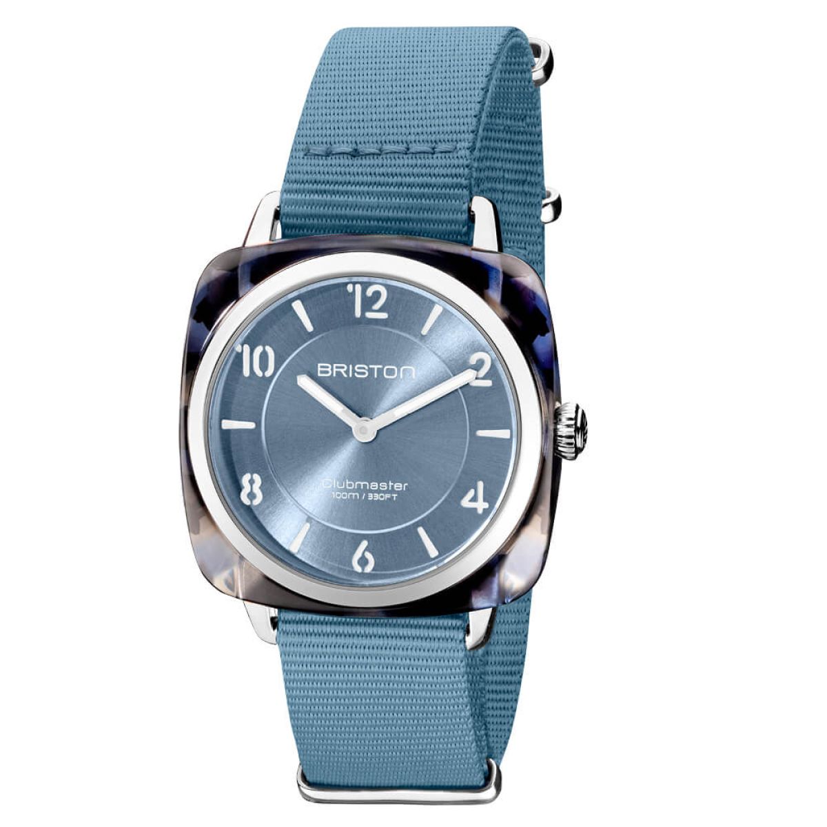 Briston Clubmaster Quartz Bleu ciel Plastique