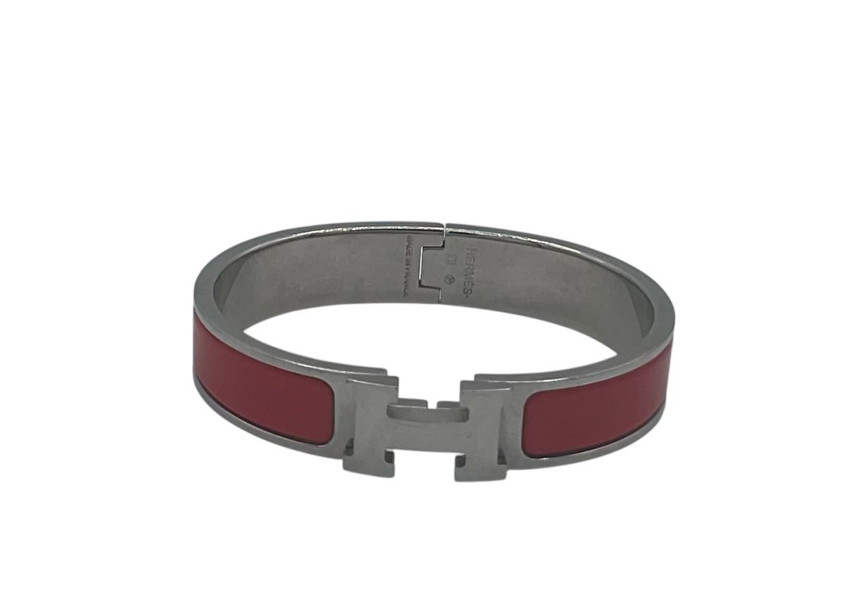 Hermès Clic H  Acier Rouge