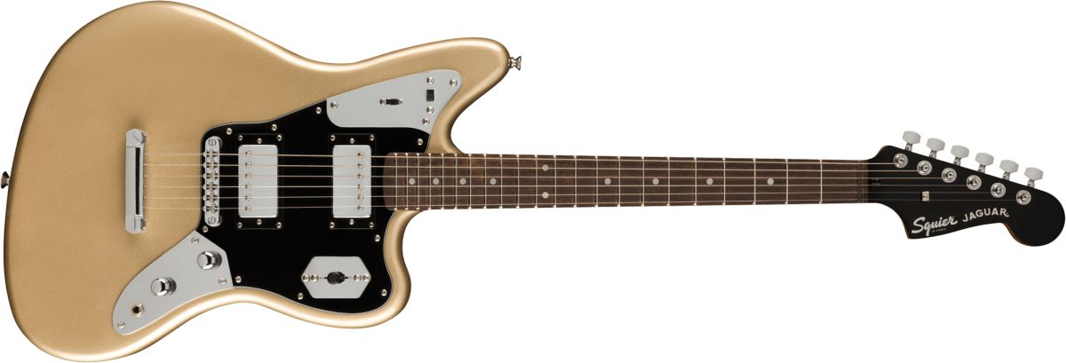 Squier Jaguar Contemporary HH ST Gold Solid body Droitier