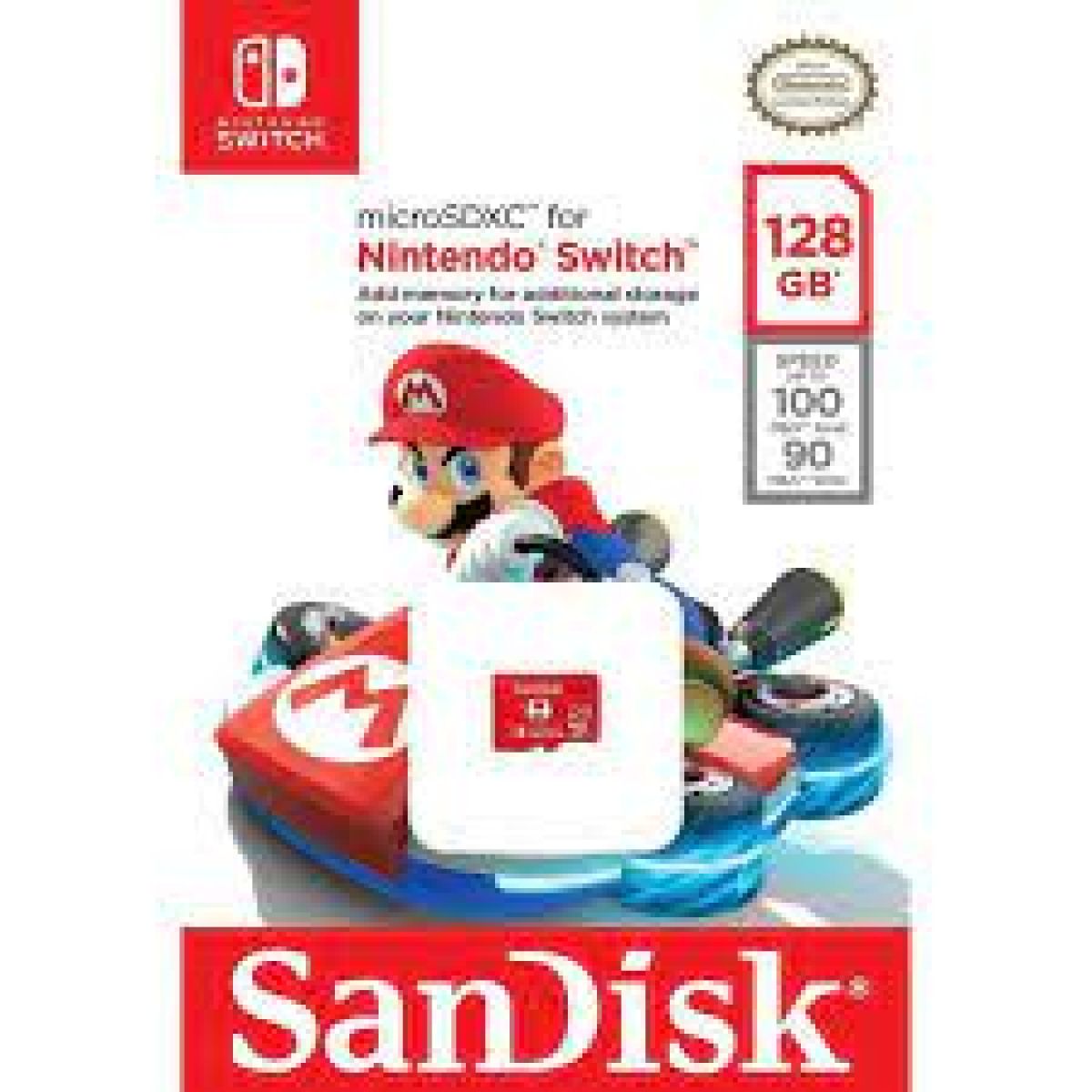 Sandisk Micro SDXC for nintendo switch Mario 128gb