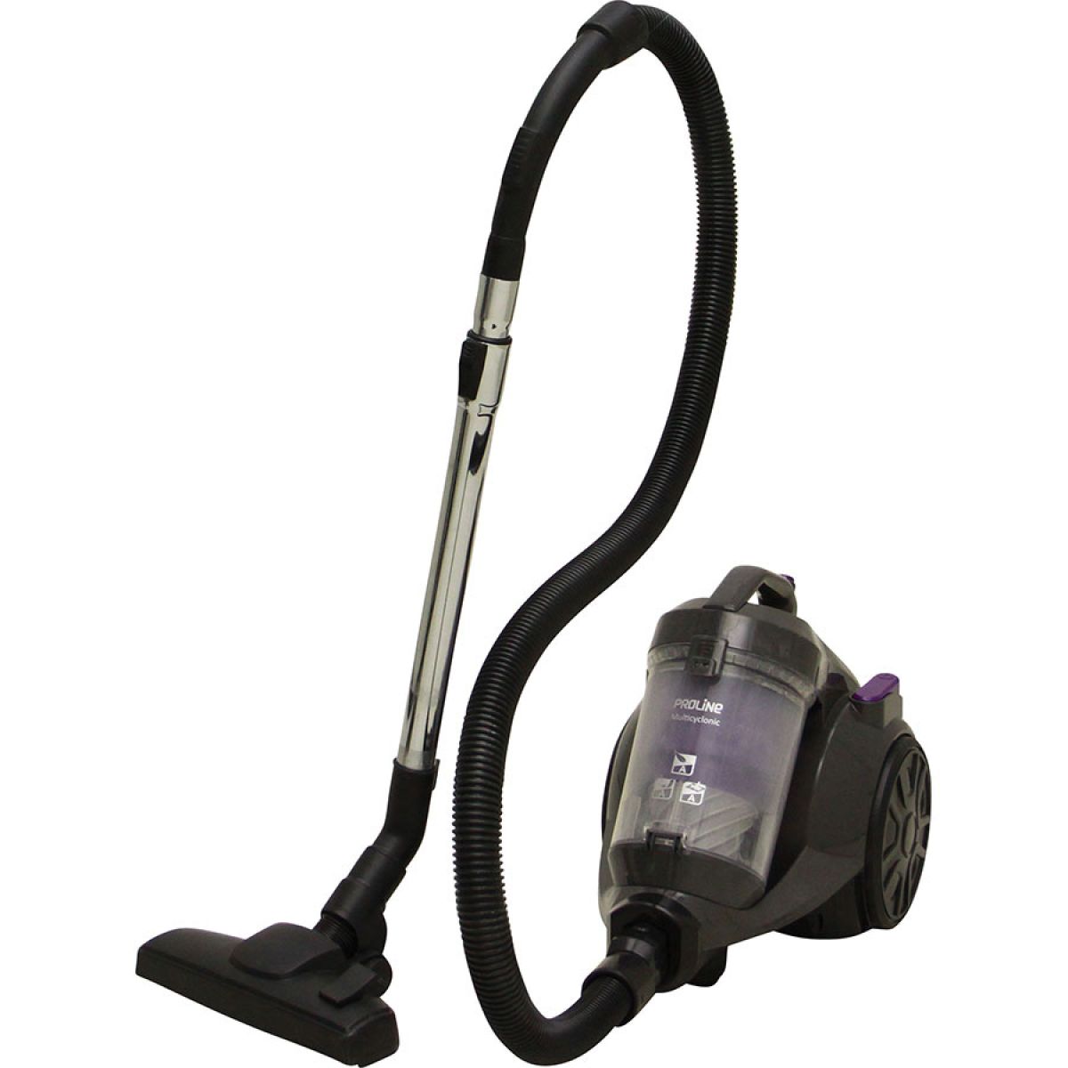 Proline VCBLMULTIC Aspirateur traineau sans sac Noir