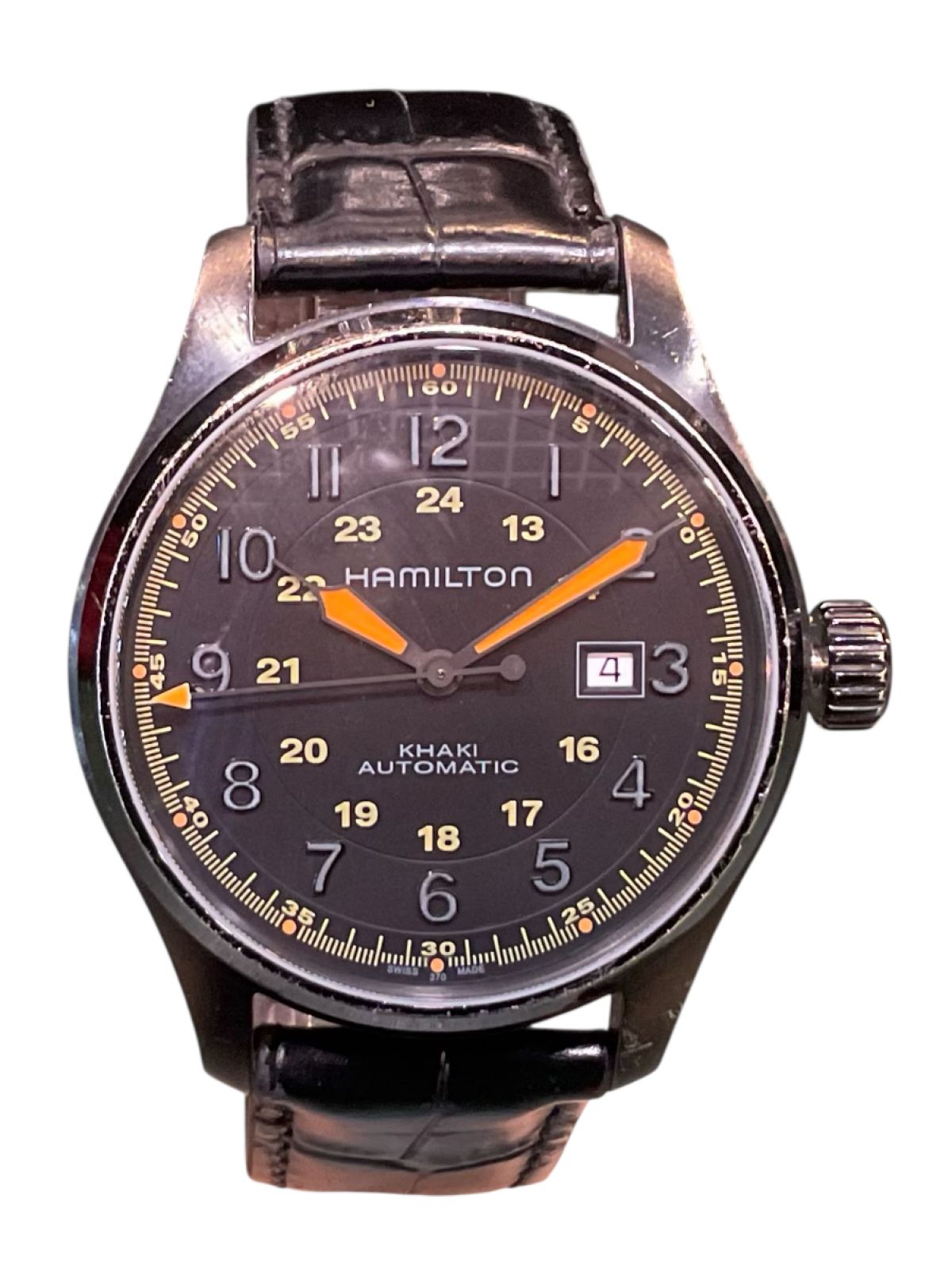 Hamilton Khaki Field Automatique Acier Noir
