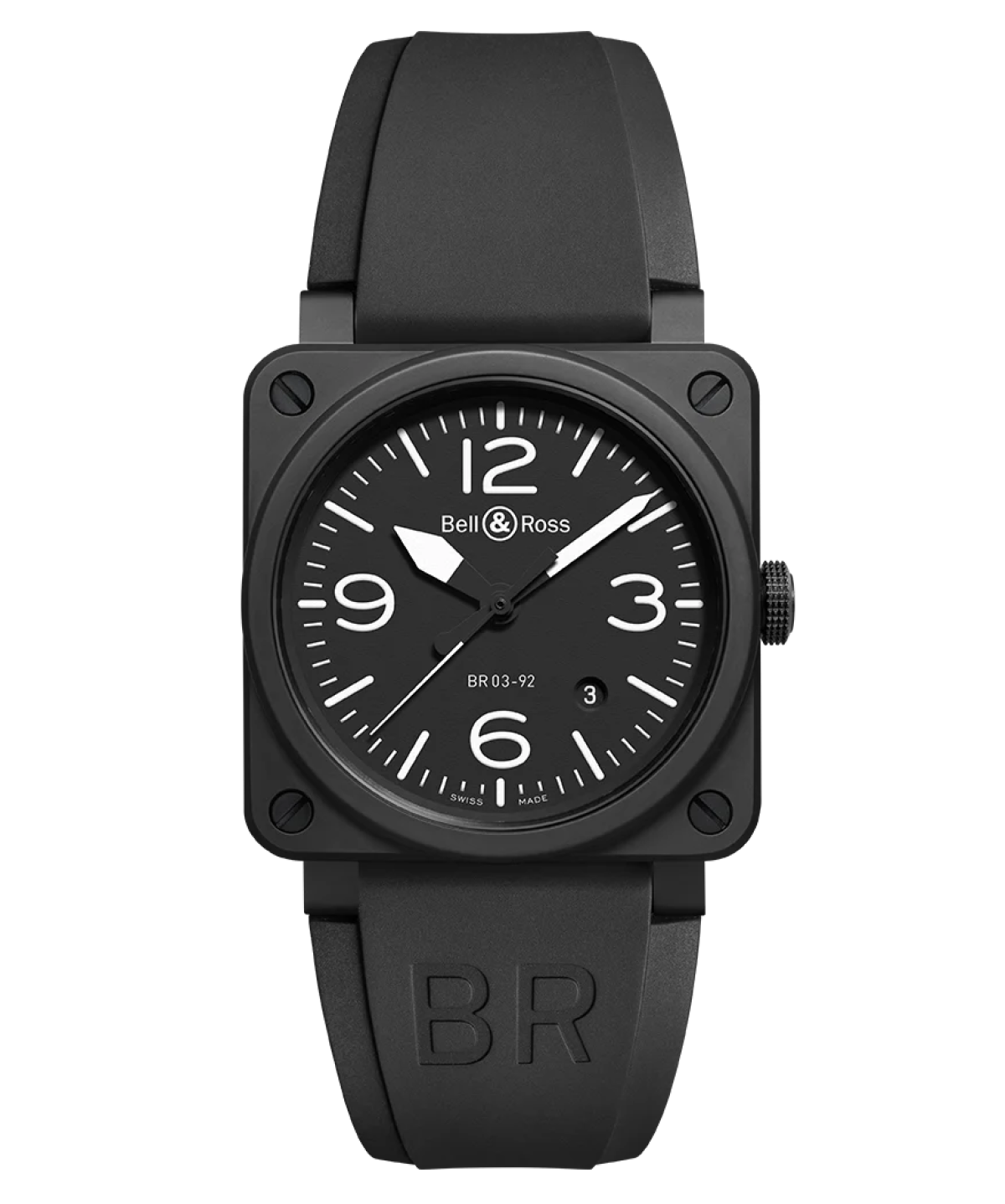 Bell & Ross BR03-92-S-21992 Automatique Noir Plastique