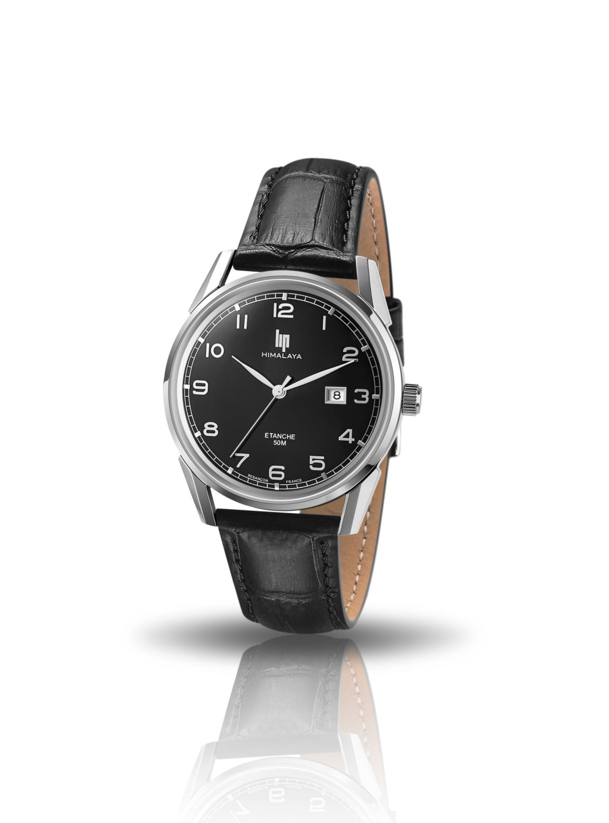 Lip   Cuir 1954 Acier Étanche 50m