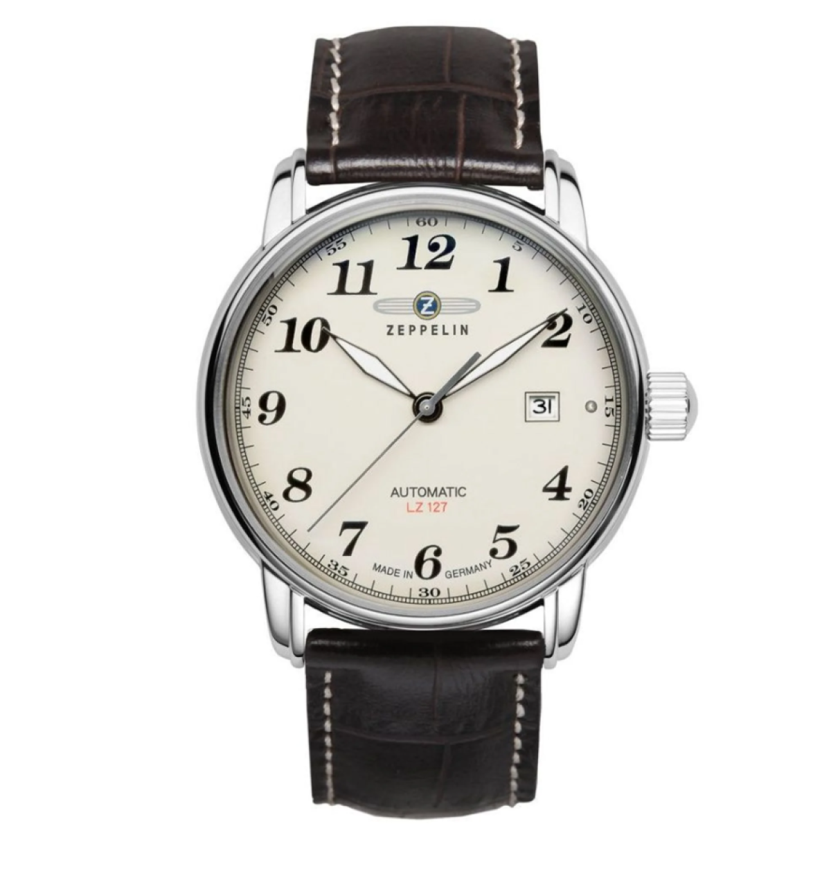 Zeppelin LZ127 Automatique Argent Cuir
