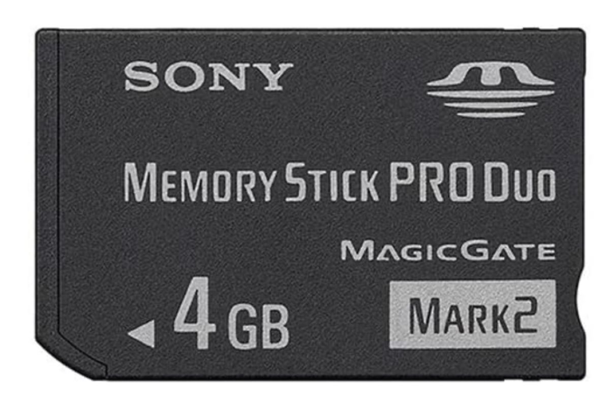 Sony 4 GB Memory stick pro Duo Mark2 Noir