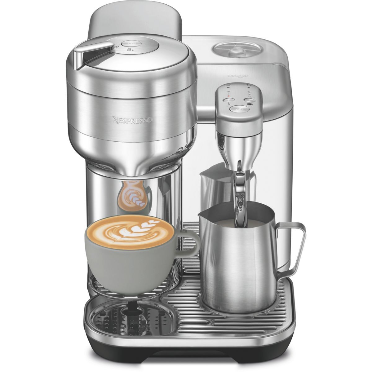 Nespresso Vertuo Sage appliances creatista vertuo Cafetière à dosette ou capsule INOX