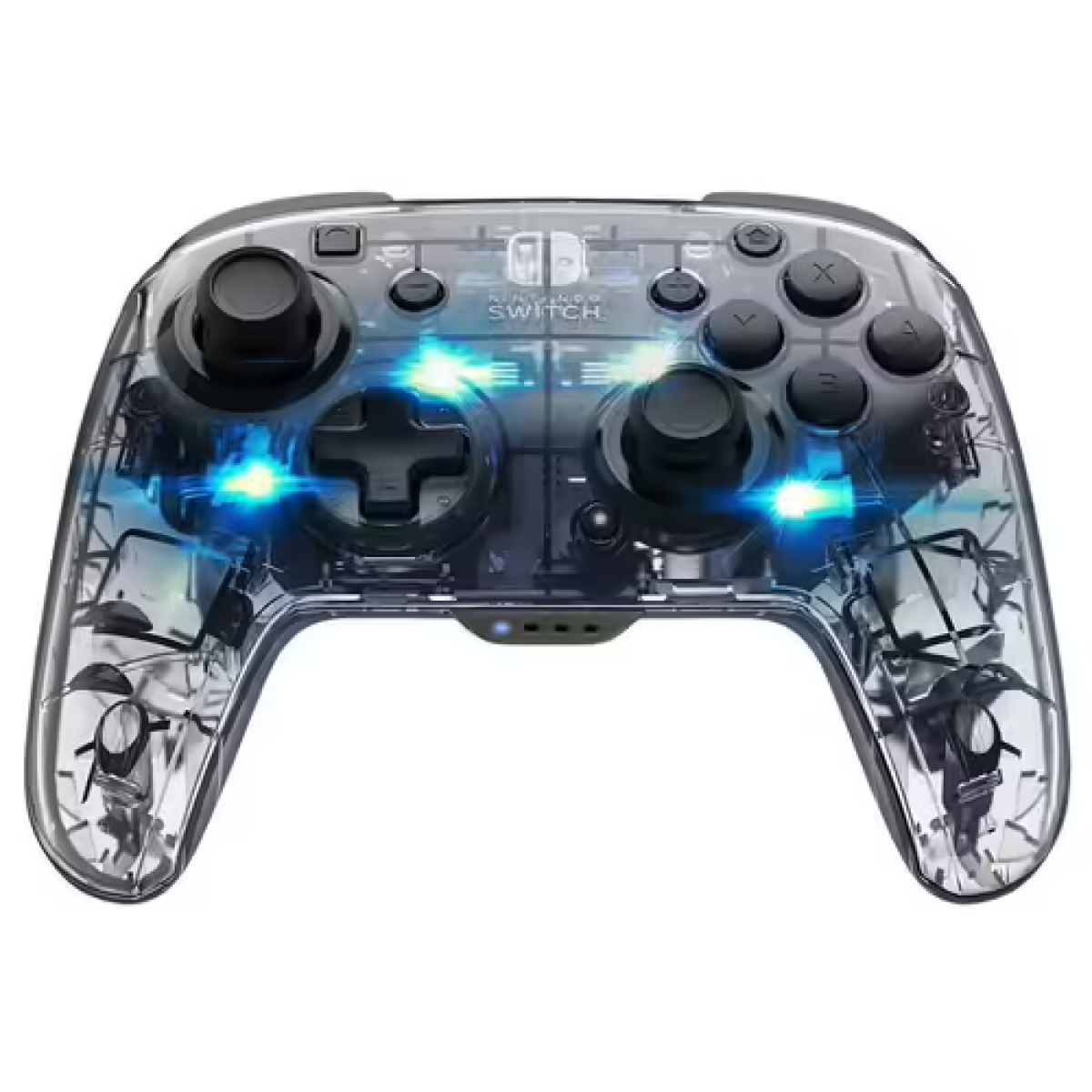 Afterglow Manette Switch Switch Transparent filaire