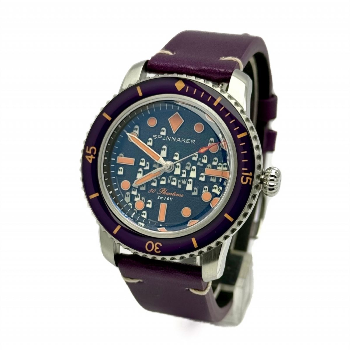 Spinnaker Fleuss 40 Seconde Seconde 2024 Automatique Noire Cuir