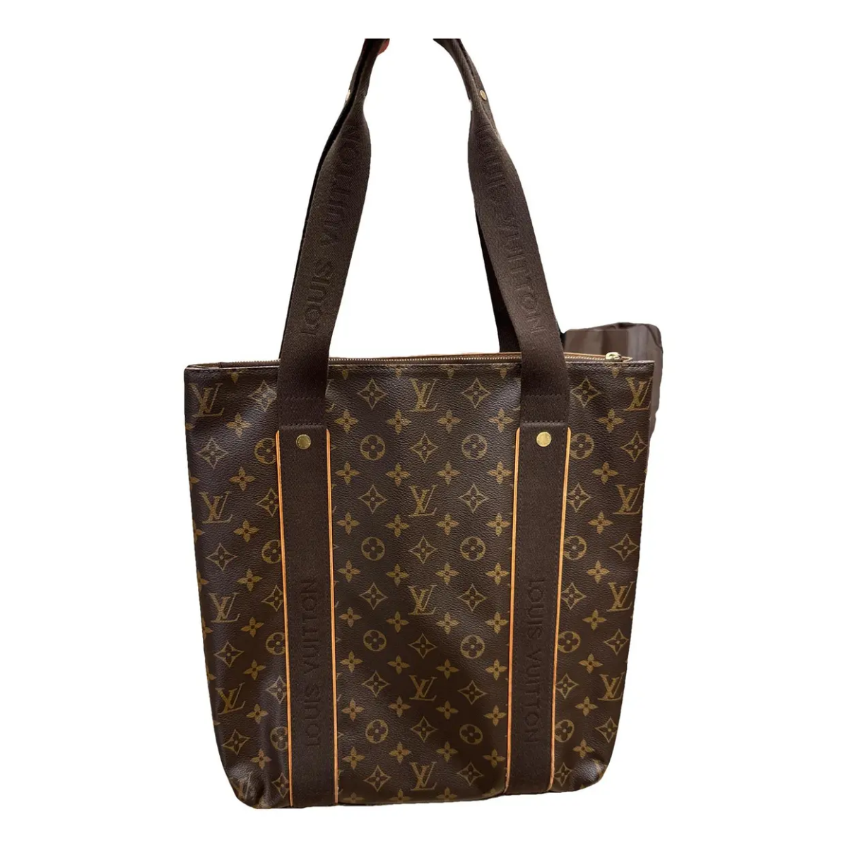 Louis Vuitton Cabas Bobur   Marron