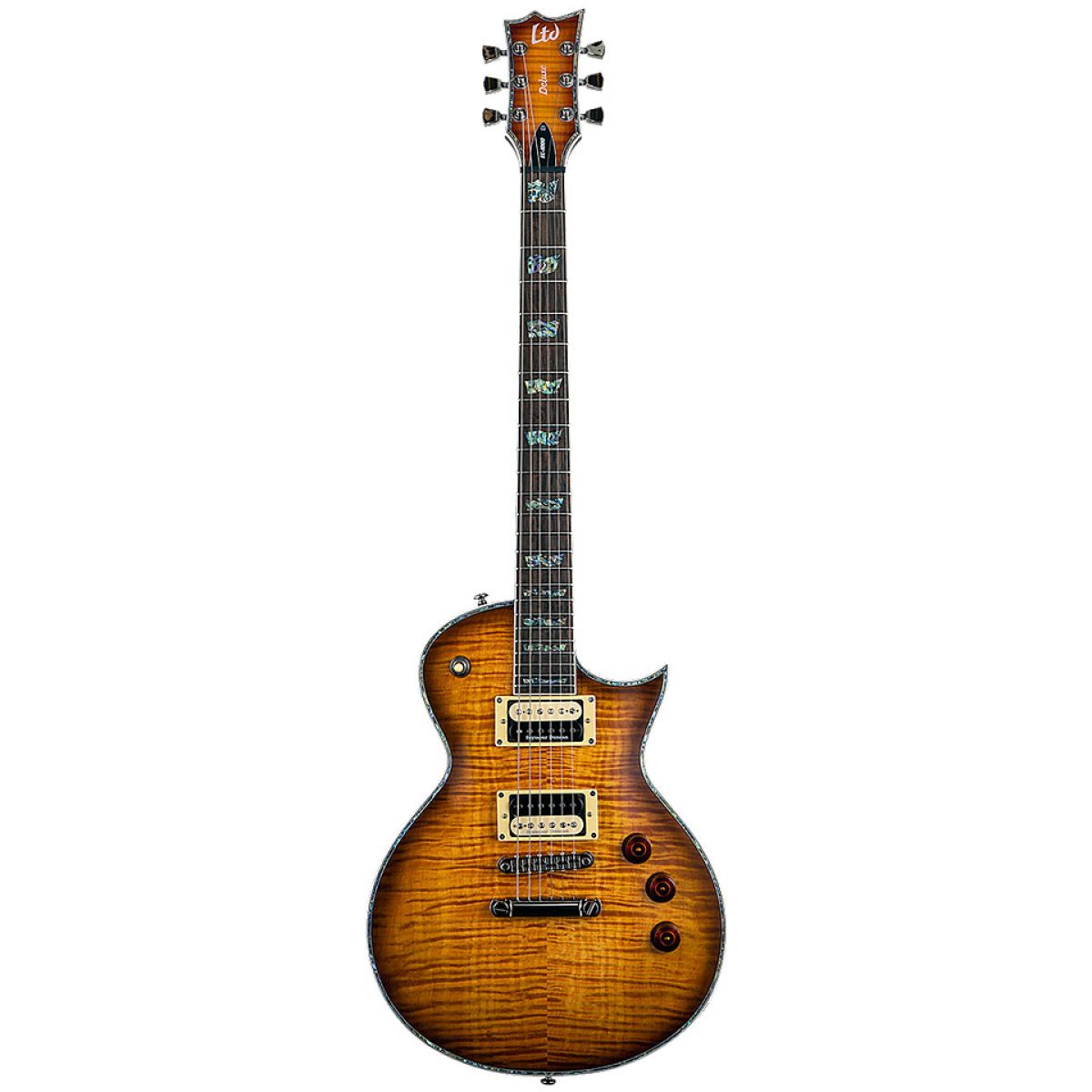 LTD EC-1000 DELUXE AMBER SUNBURST Type LP Single cut Droitier