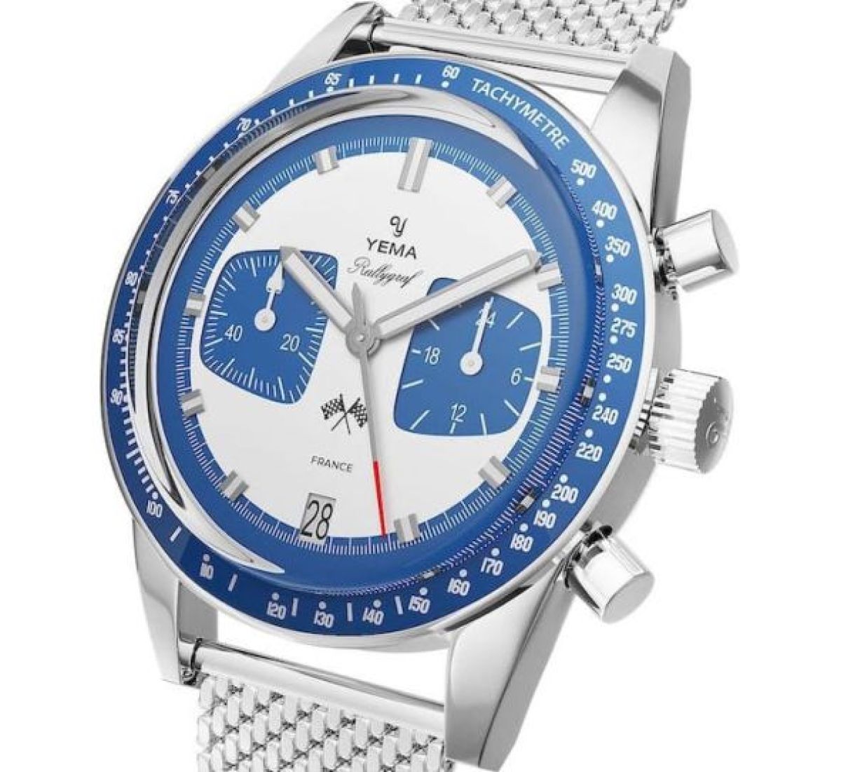 Yema Rallygraf Bleu et Bleus Quartz  Acier