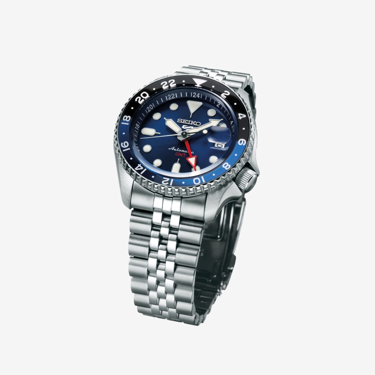 Seiko 5 Automatique 4r34-00a0 Automatique Bleu Acier