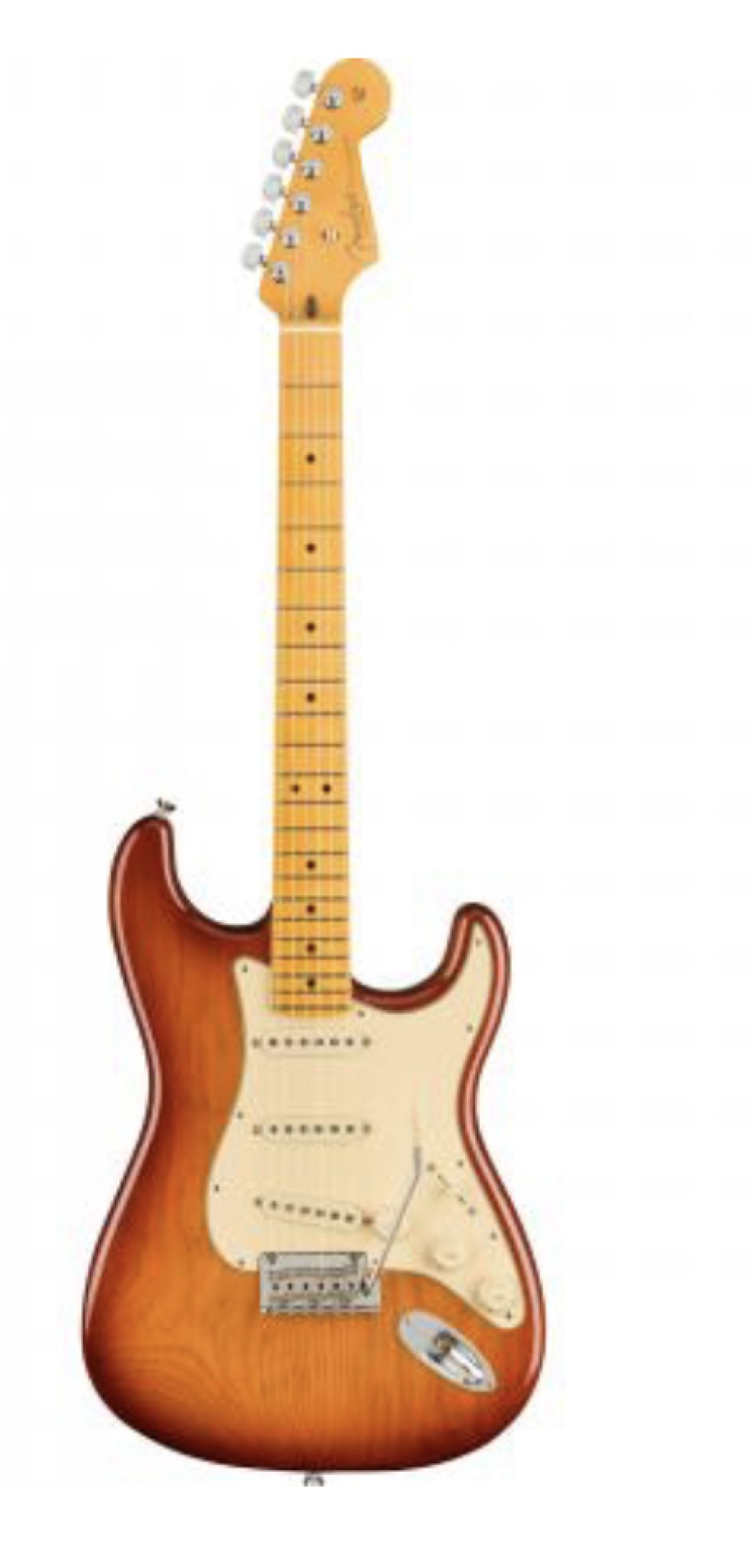 Fender Stratocaster American Deluxe Rouge Or Type ST Droitier