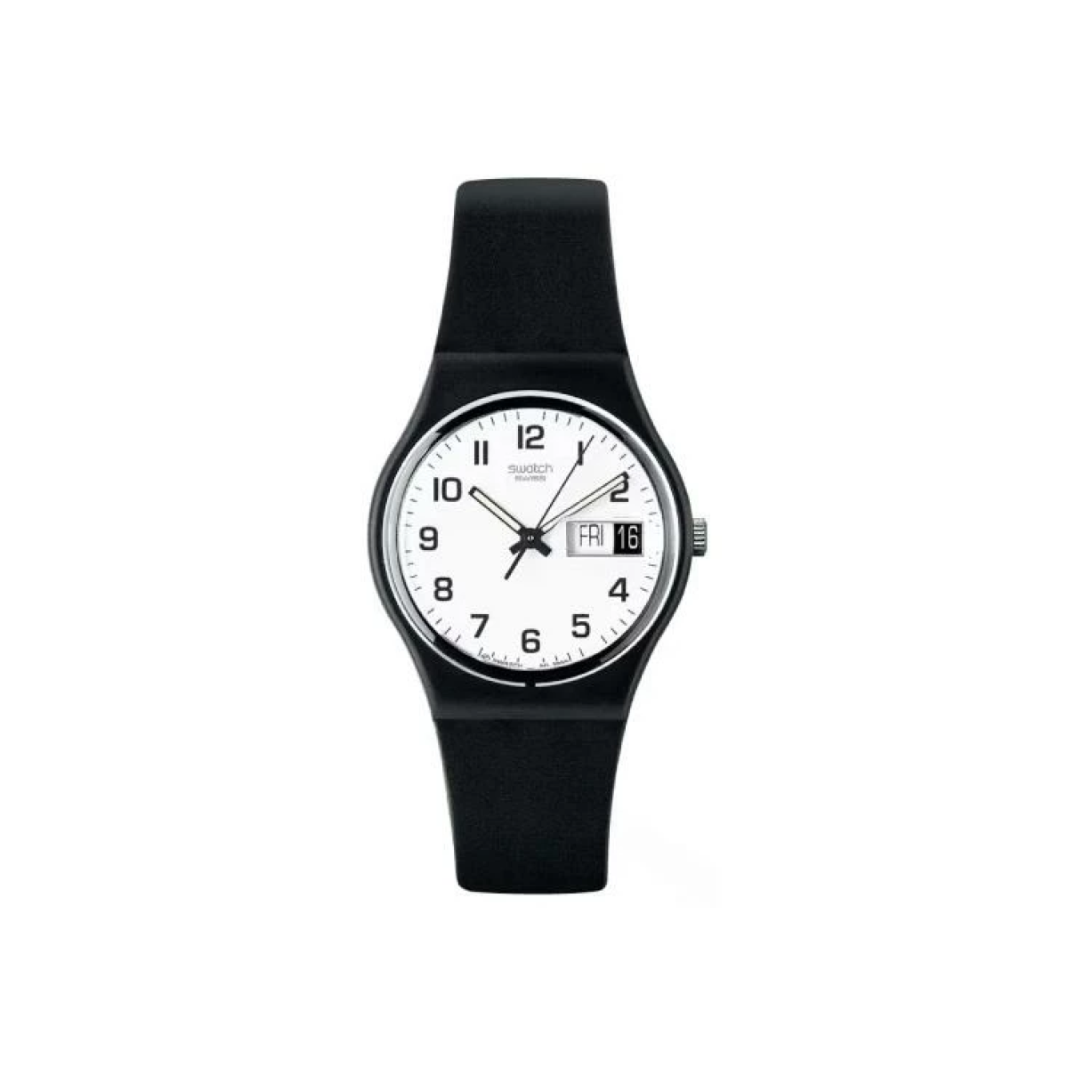 Swatch ONCE AGAIN Quartz BLANC Plastique