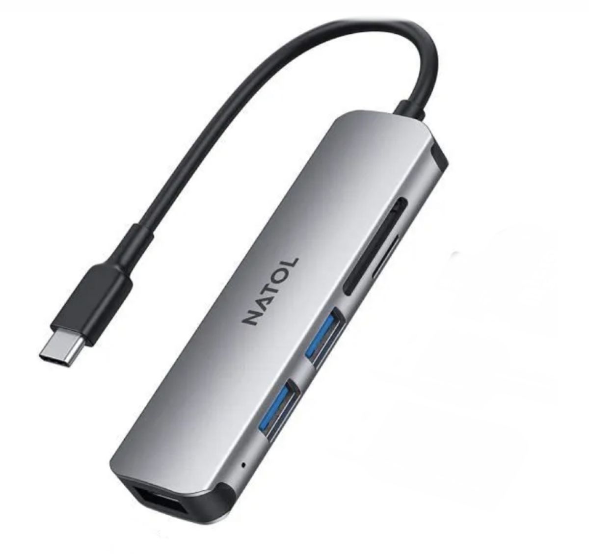 Natol NC-C01 Hub USB-C Gris