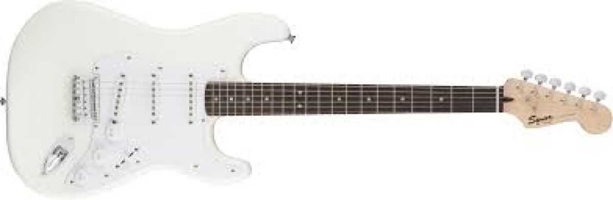 Squier Mini Stratocaster IL DR Blanche Type ST Droitier