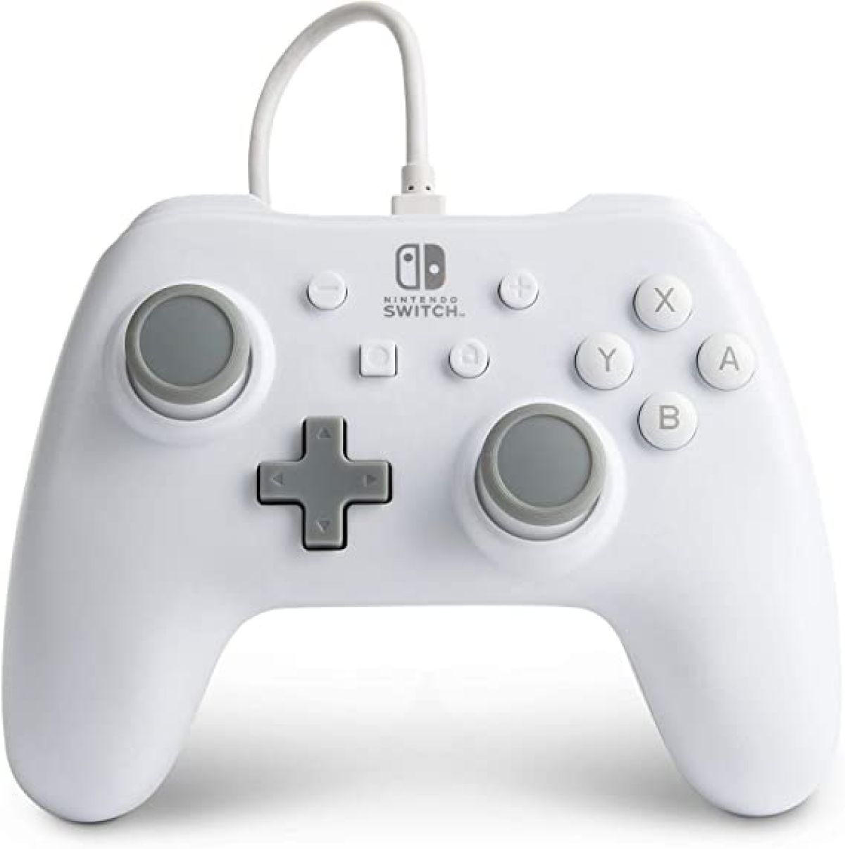 Power A Wired Controller Manette Switch Filaire Blanc