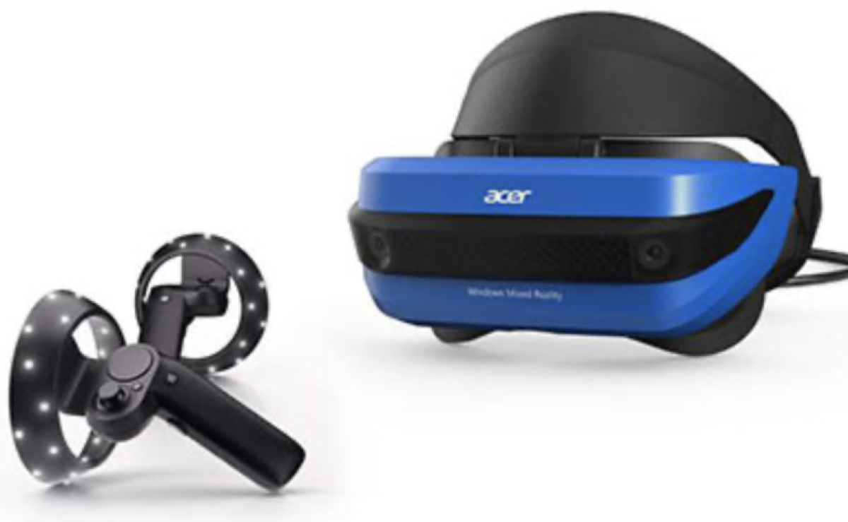 Microsoft Acer Windows Mixed Reality Casque Vr Bleu/Noir