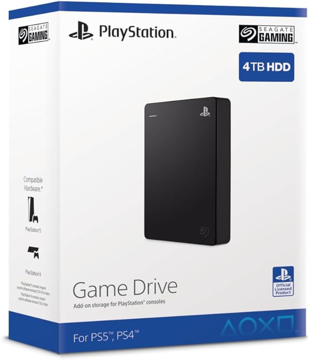 Seagate game drive ps4 4to