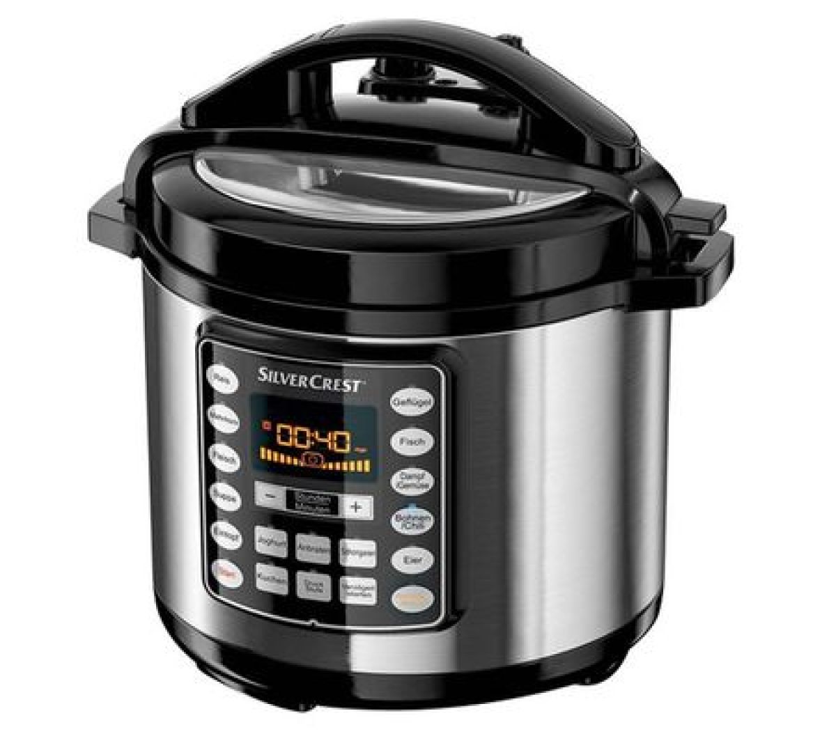 Silvercrest Multicuiseur Electrique Autocuiseur Gris