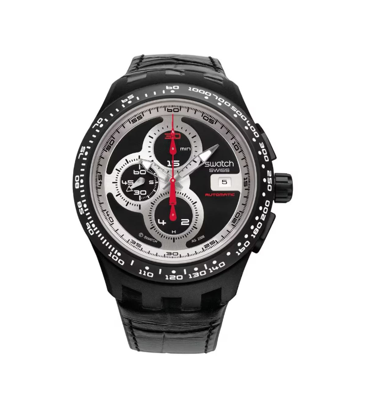 Swatch Right Track SVGB400 Automatique Noir Plastique