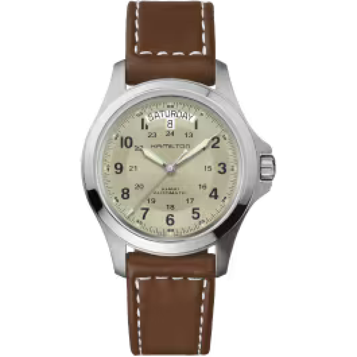 Hamilton Khaki Field King Auto Automatique Acier Or