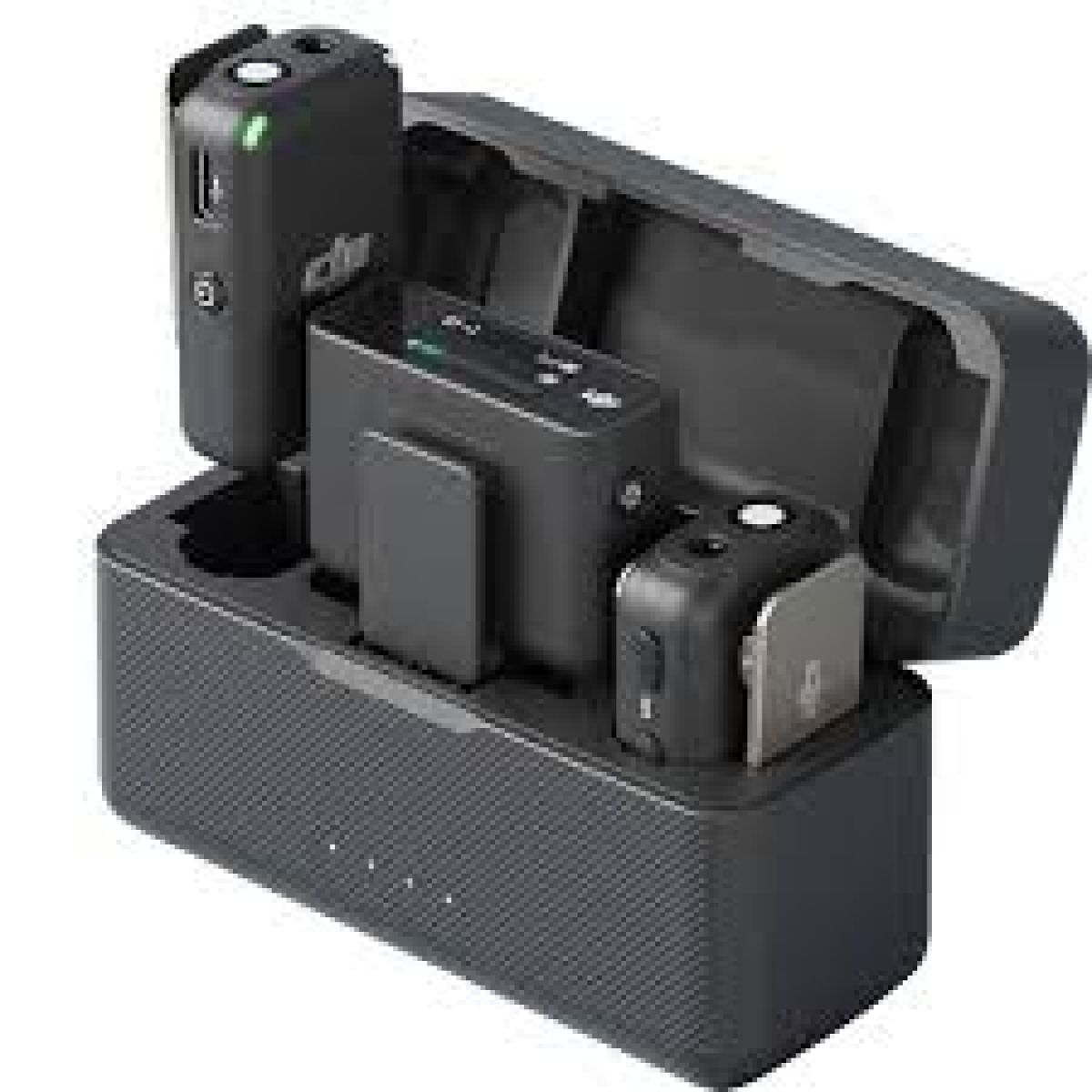 Dji Mic 2 ( 2 TX + 1 RX ) Set de micros (kit) Noir