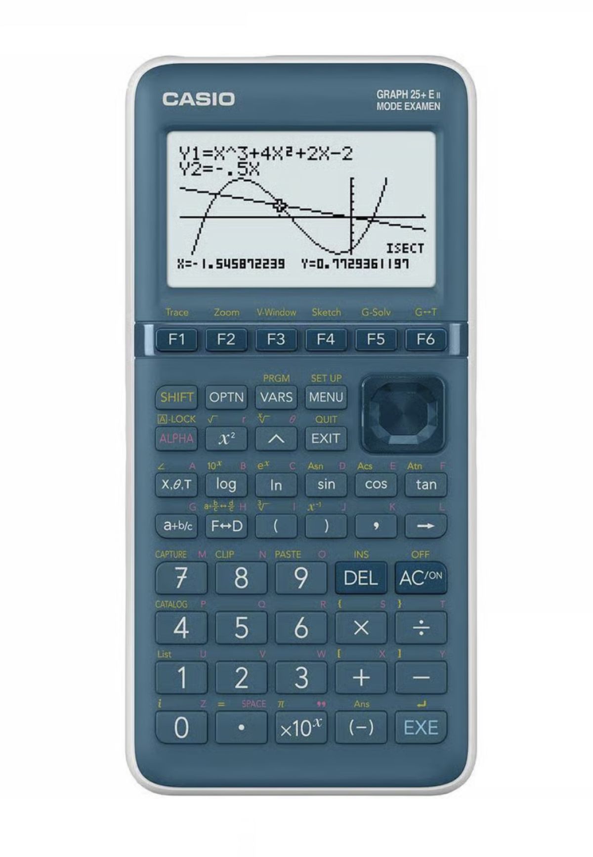 Casio Graph 25+ E II Calculatrice Bleu
