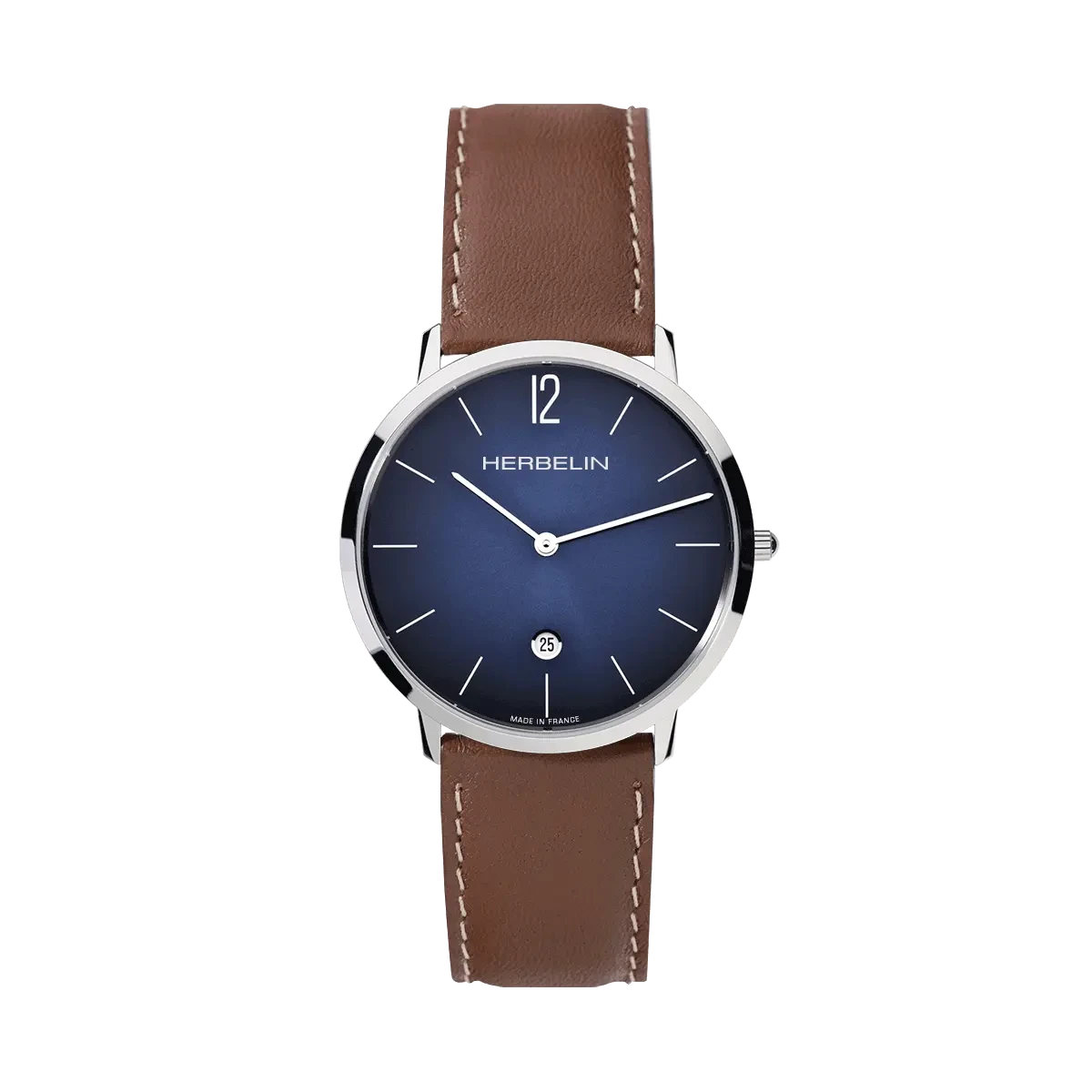 Michel Herbelin City Quartz Bleu Cuir