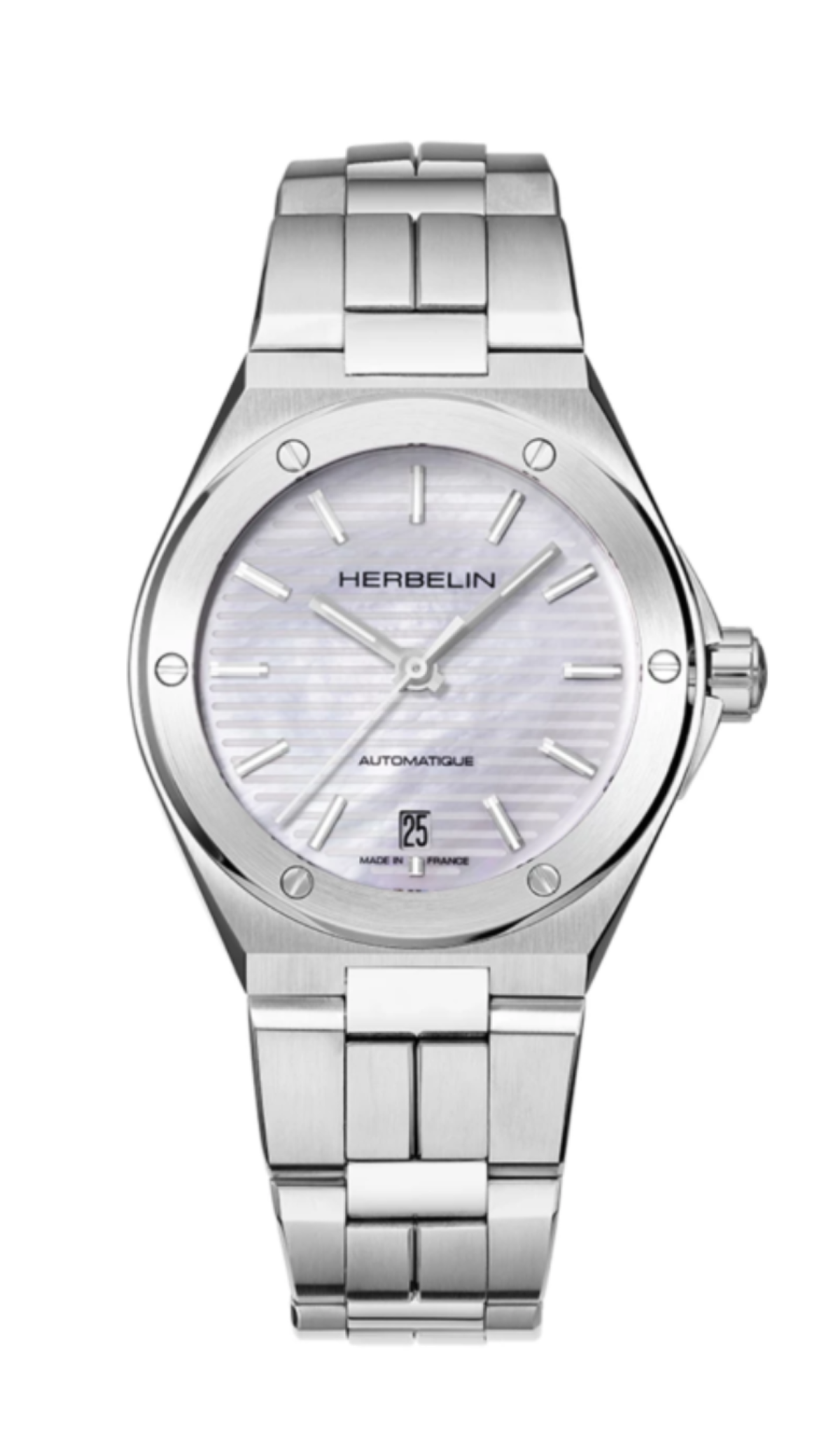 Michel Herbelin Cap Camarat Automatique Nacre Acier 1545b19