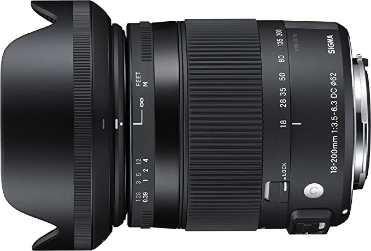 Sigma 18-200 3,5-6,3mm Téléobjectif pour Canon Reflex