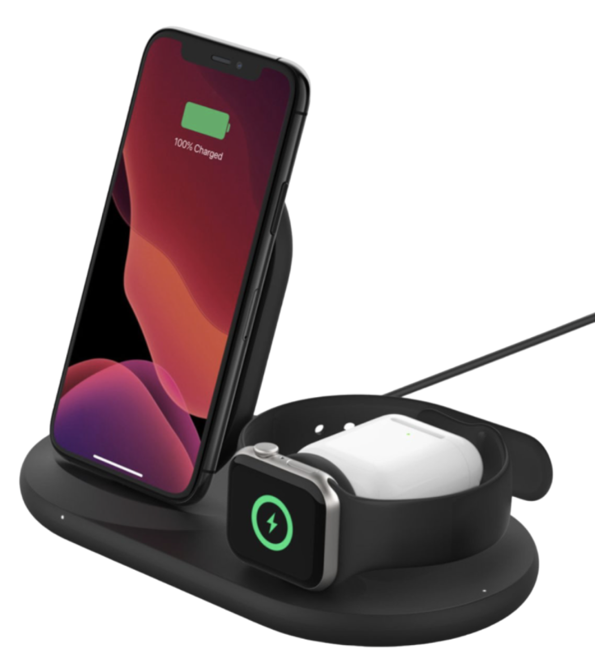 Belkin boost charge pro 3 in 1 chargeur a induction