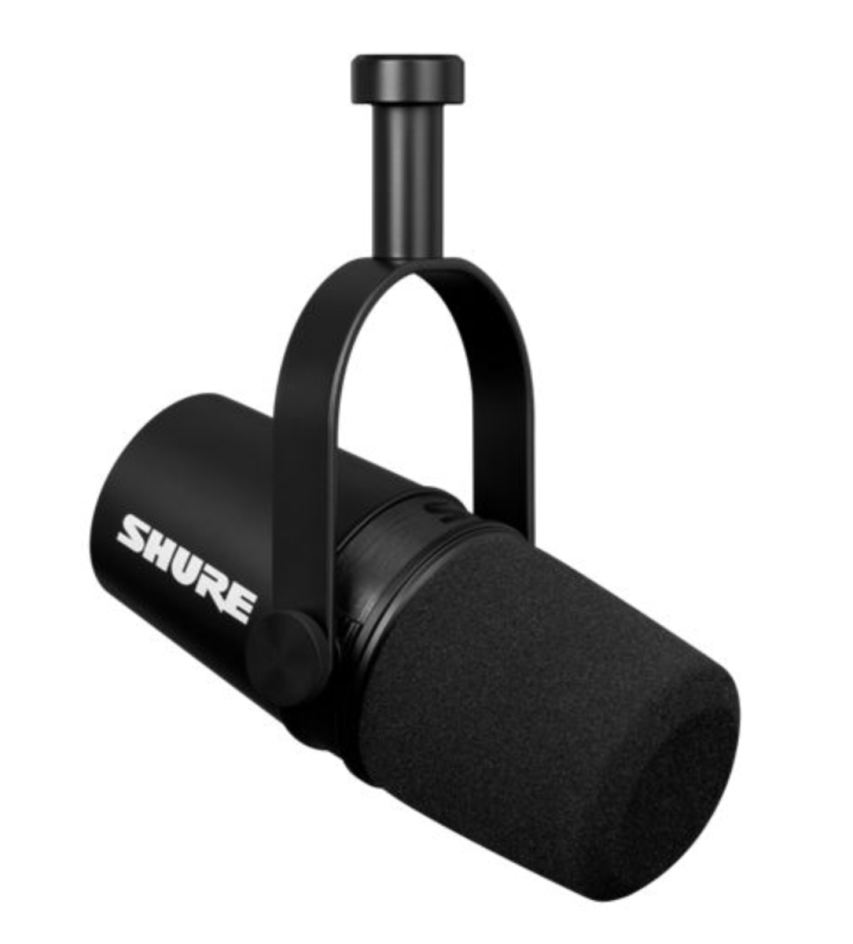 Shure MV7X Micro Podcast noir