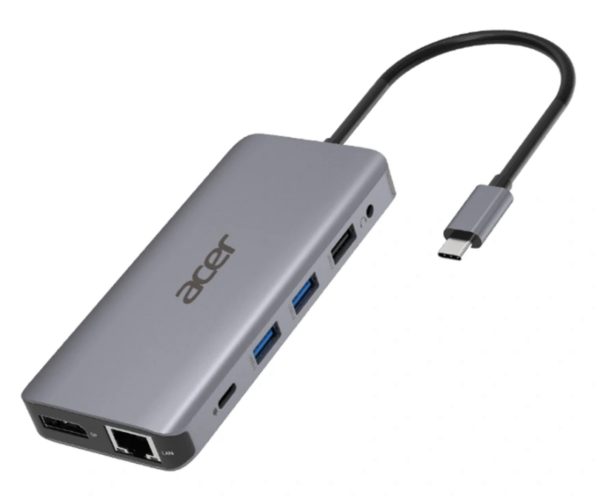 Acer 12 in 1 Hub USB C Gris