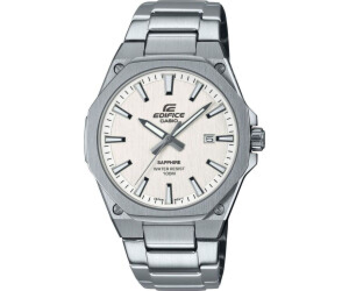 Casio Édifice EFR-S108 Quartz Blanc Acier