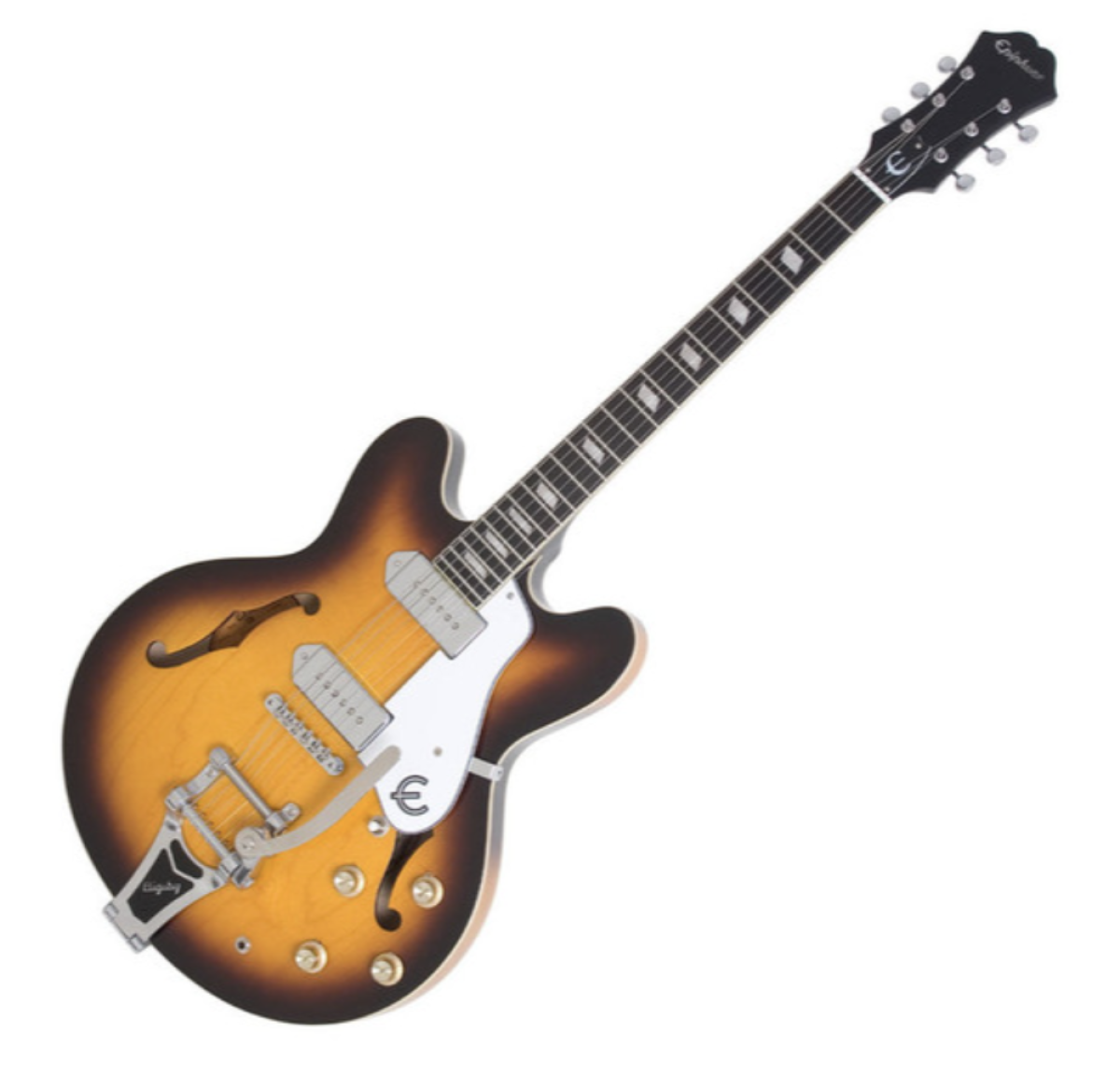 Epiphone Casino bigsby Custom Shop Limited Edition Sunburst Type SG Double cut Droitier