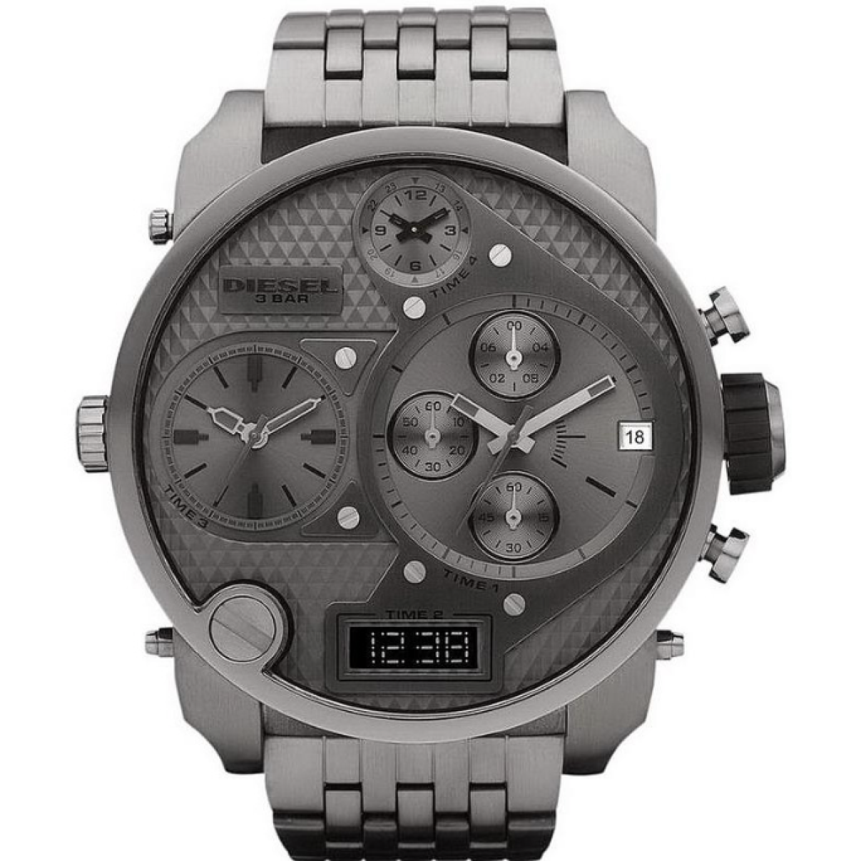 Diesel DZ-7247 Quartz Gris Acier