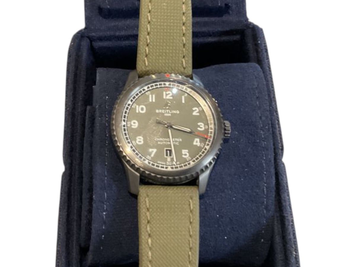 Breitling MI7315 Automatique Acier Vert Kaki
