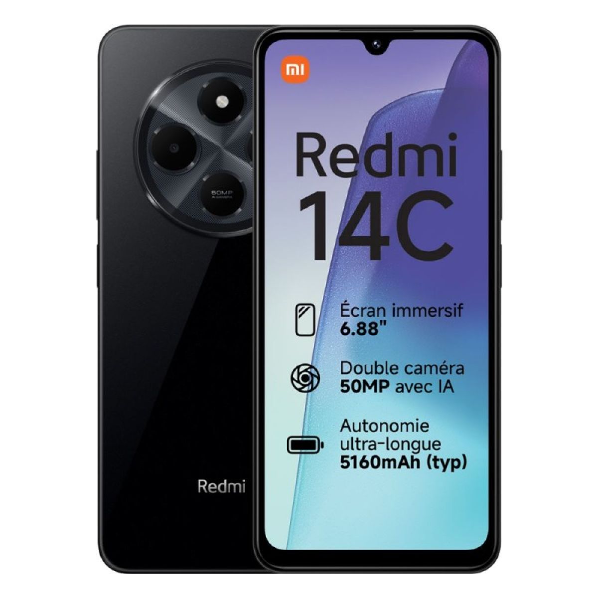 Redmi 14c 256 Go Noir