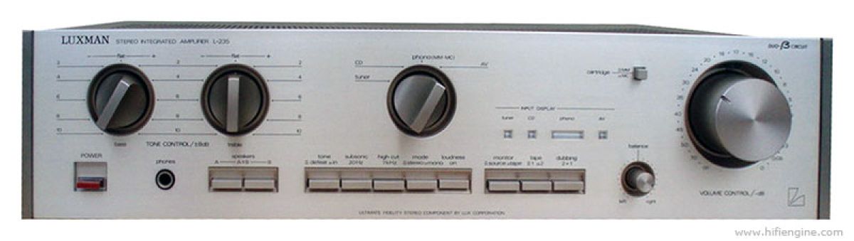 Luxman L-235 Stéréo  Doré