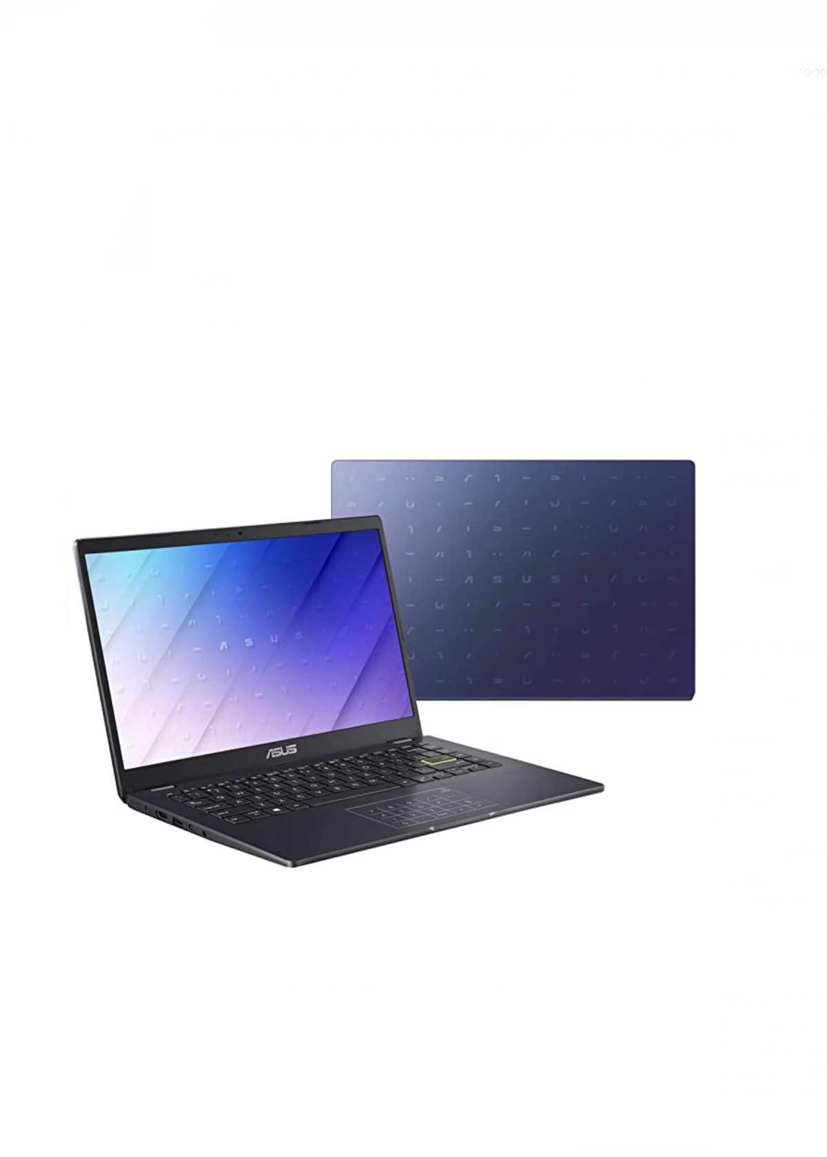 Asus Vivobook E410M Intel Celeron N4020 4 Go SSD 128 Go