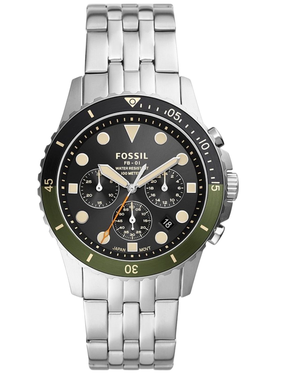 Fossil FS5864 Quartz Gris Acier