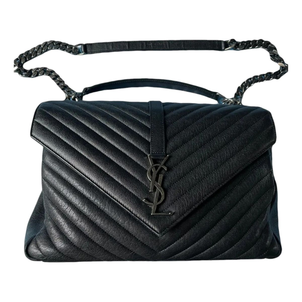 Yves Saint Laurent Collège L Cuir Noir